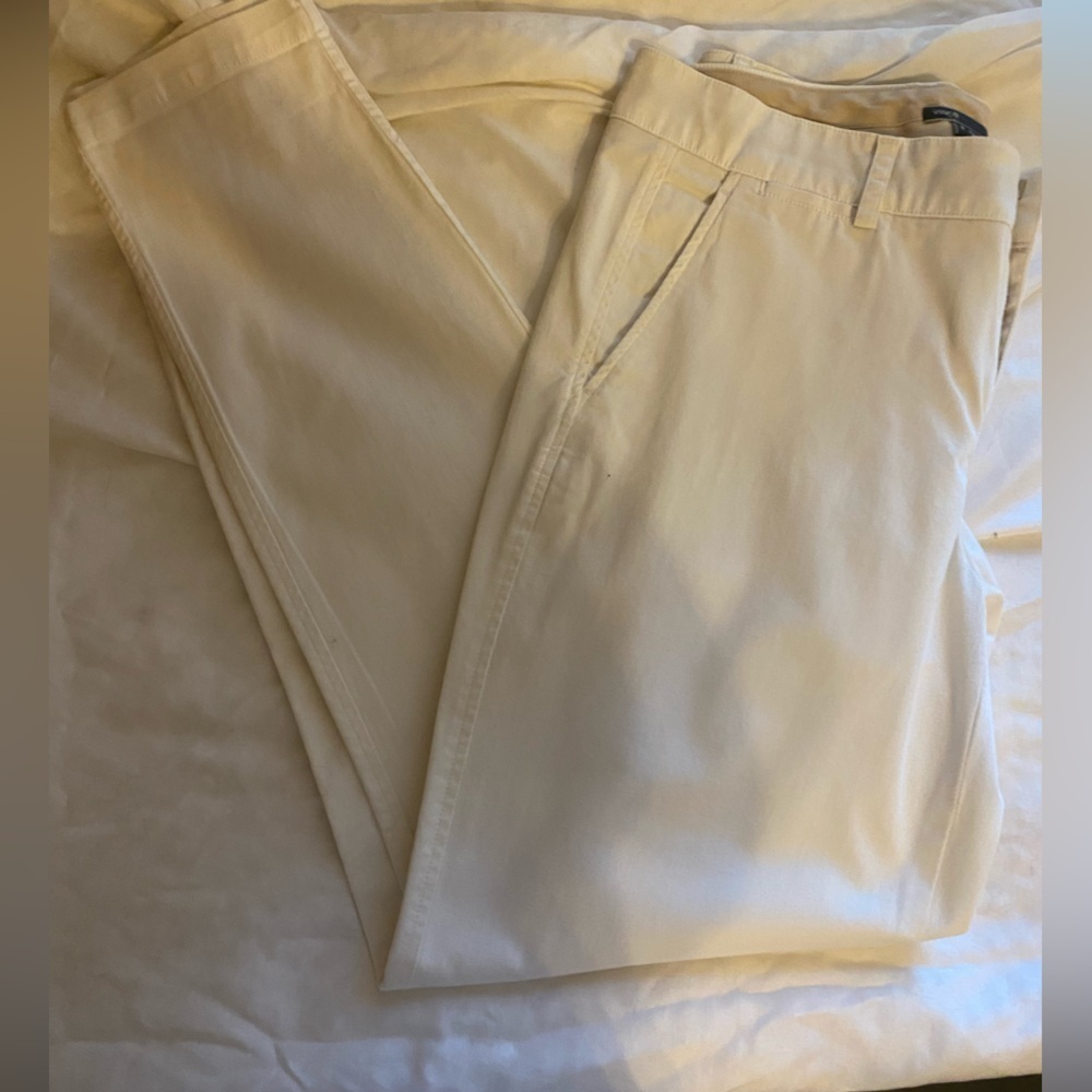 Vince Mid-rise White Women’s Pant — Size 8 - Picture 4 of 7